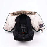 Coulou Winter Baby Car Seat Cover, Sherpa Collection (-30°C to 5°C), Jasper G0A6 - product image 1