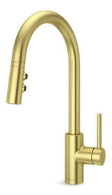 Fullerton Pull-Down Kitchen Faucet, Brush Gold Q0Q8 - product image 1