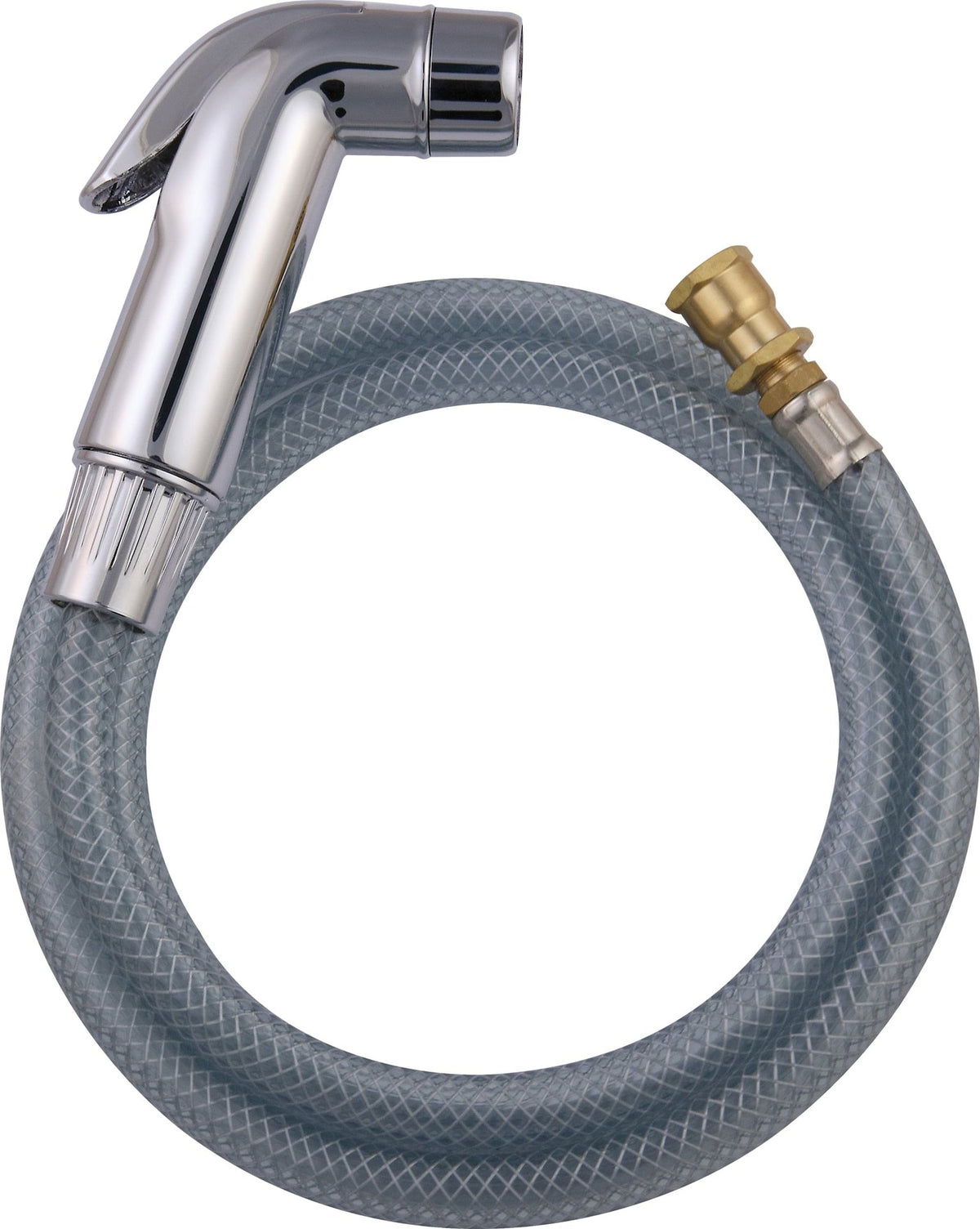 Handheld Kitchen Sink Sprayer with Flexible Hose, Chrome Finish F6Q0 - product image 1