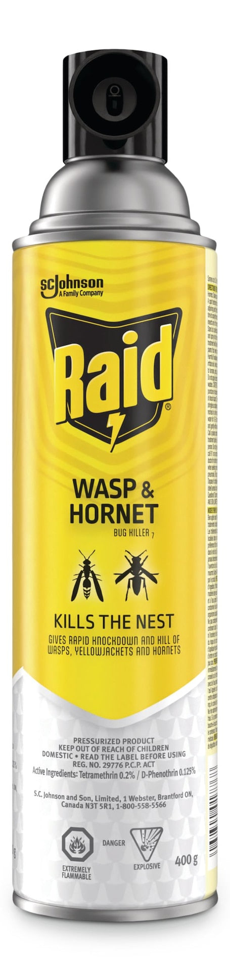 Hornet & Wasp Spray, Aerosol Spray, 400 g Q1K1