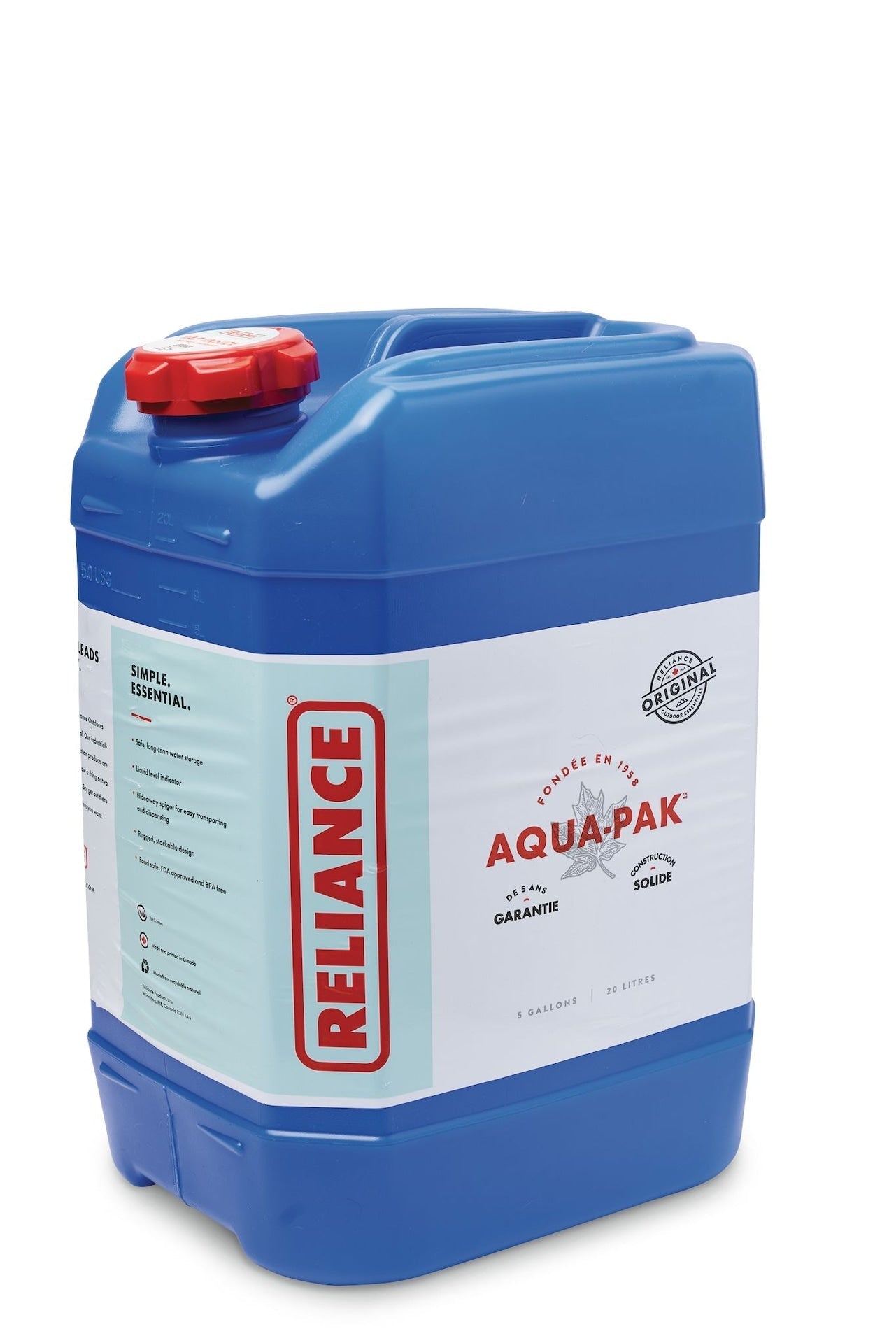 Aqua Pak Camping Water Jug Container, Assorted Capacity W8B3 - product image 1