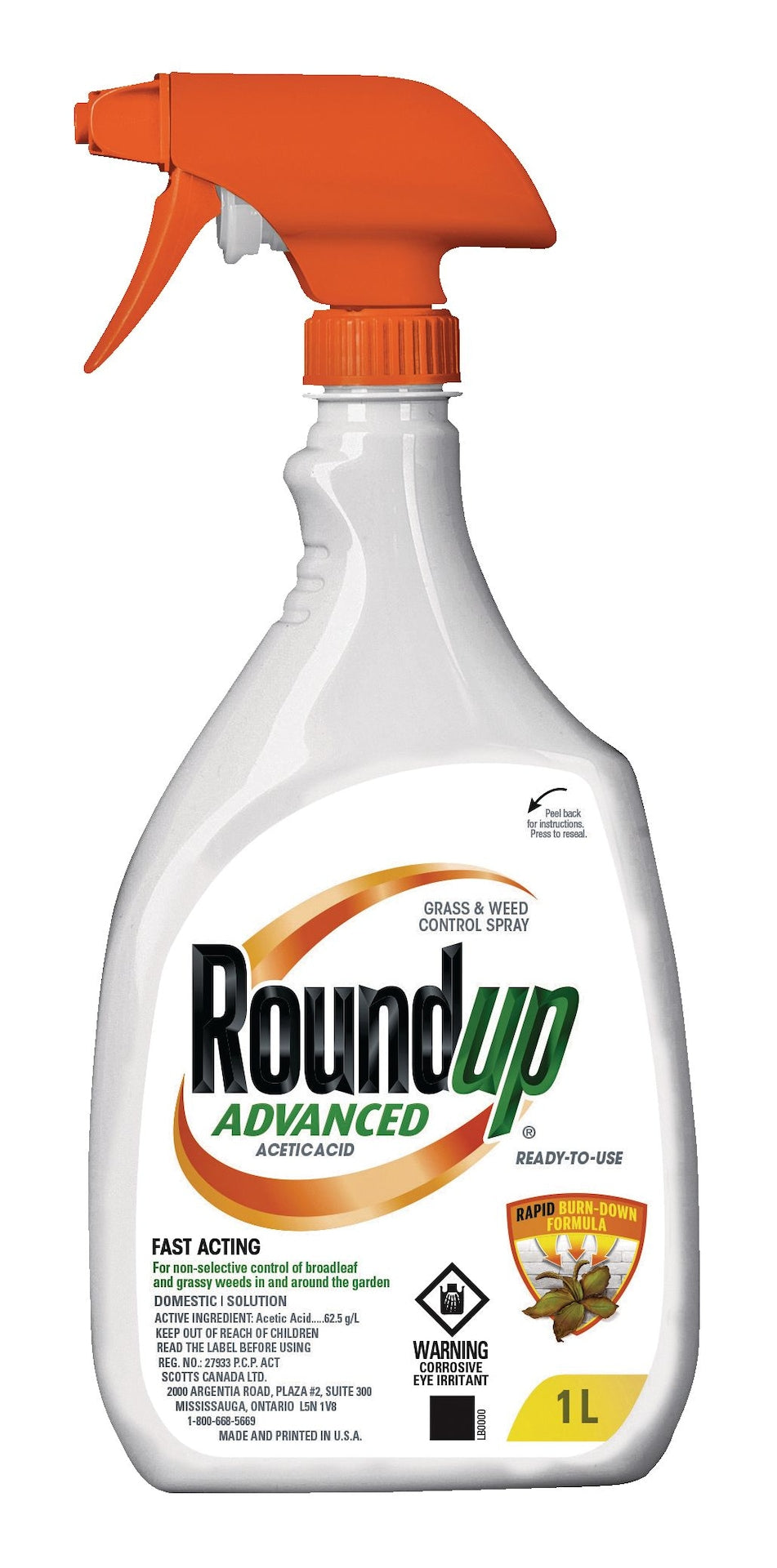 Advanced Ready-To-Use Grass & Weed Control Spray, 1-L Y5Z3 - product image 3