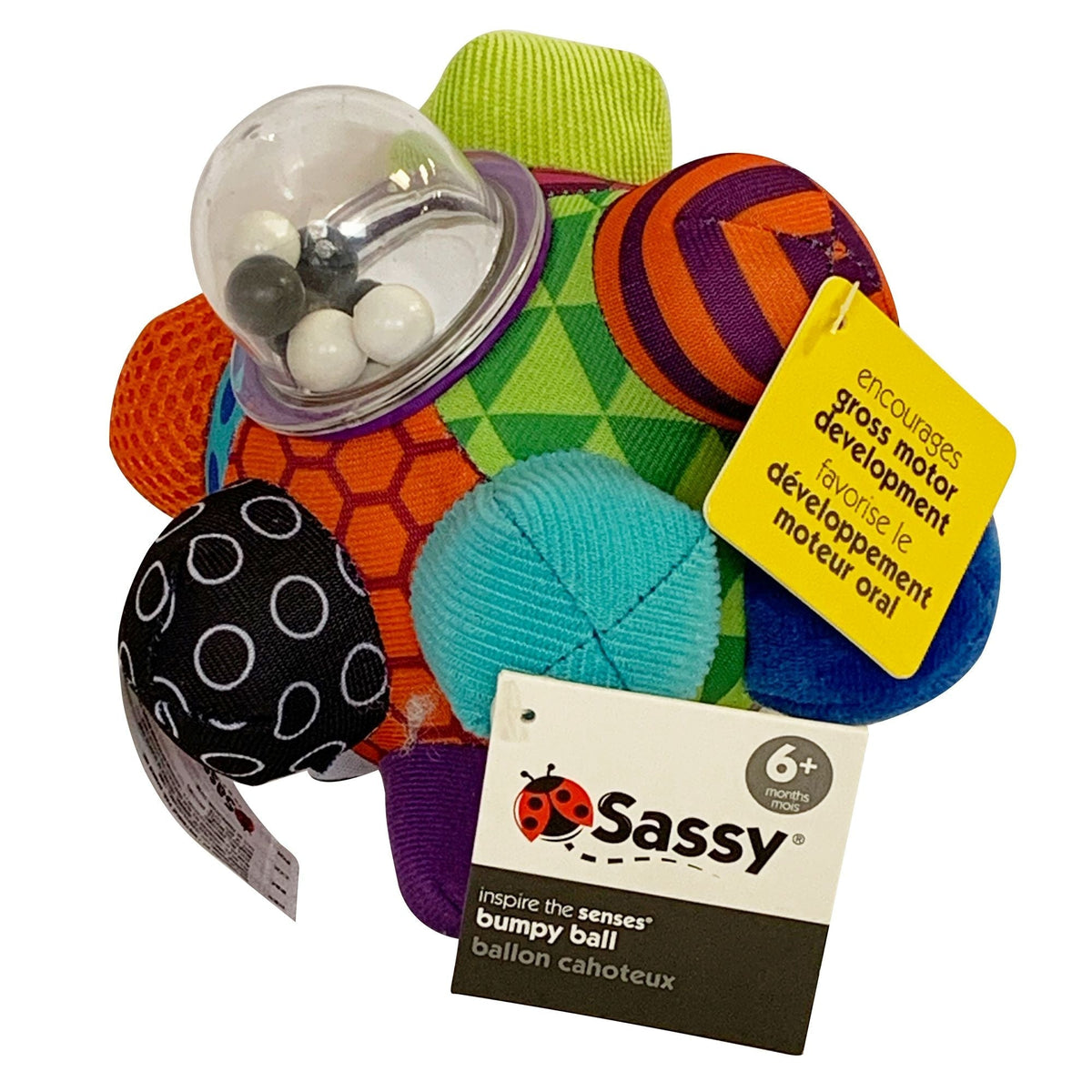 Bumpy Ball for Babies, Multi-Colour, Ages 6m+ B6D7 - product image 2