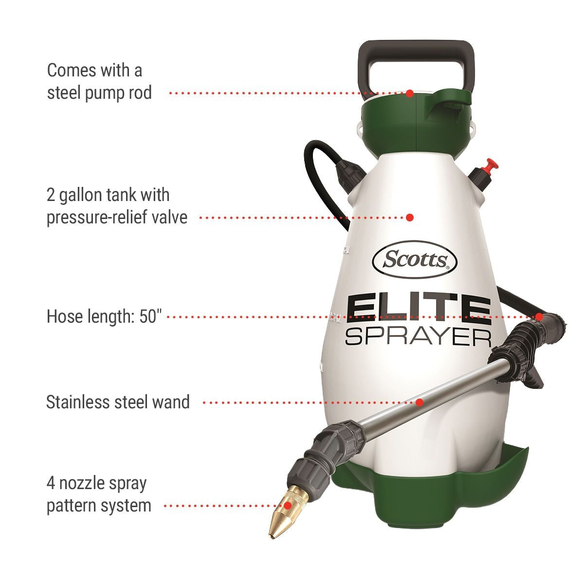 Elite Garden Pump Sprayer, 9.09-L K8P1 - product image 2