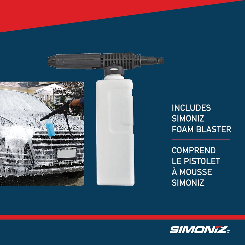 1650 PSI 1.8 GPM Corded Cold Water Electric Pressure Washer with Foam Blaster X7Q0 - product image 5