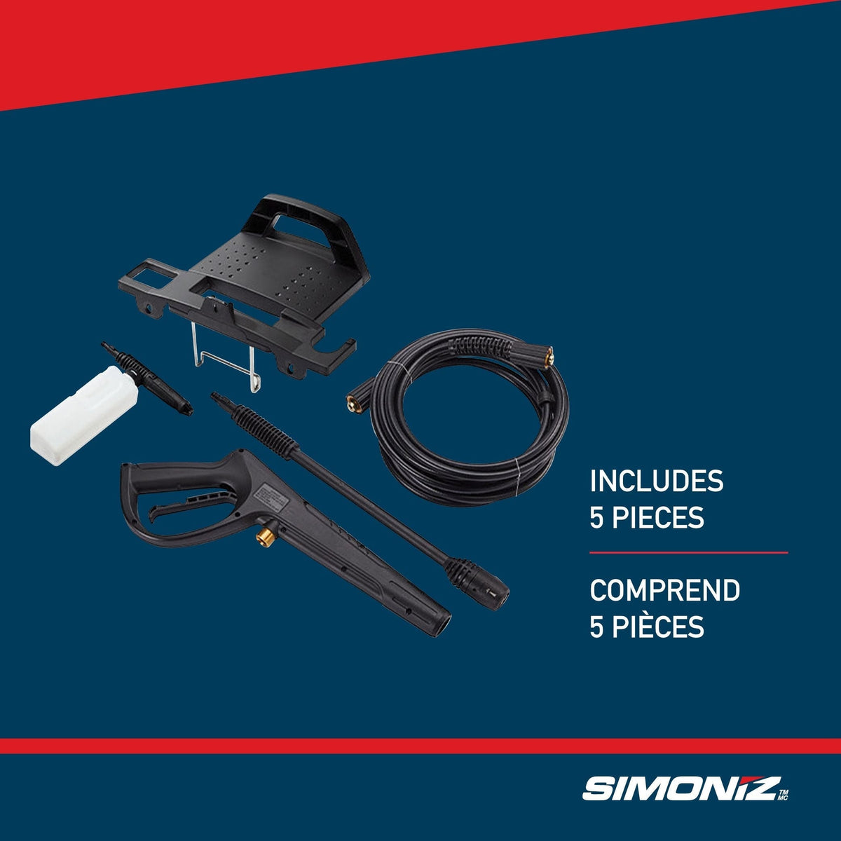1650 PSI 1.8 GPM Corded Cold Water Electric Pressure Washer with Foam Blaster X7Q0 - product image 6