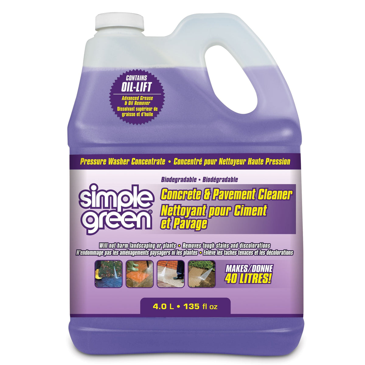 Green Concrete & Pavement Pressure Washer Detergent, 4L K2E1 - product image 3