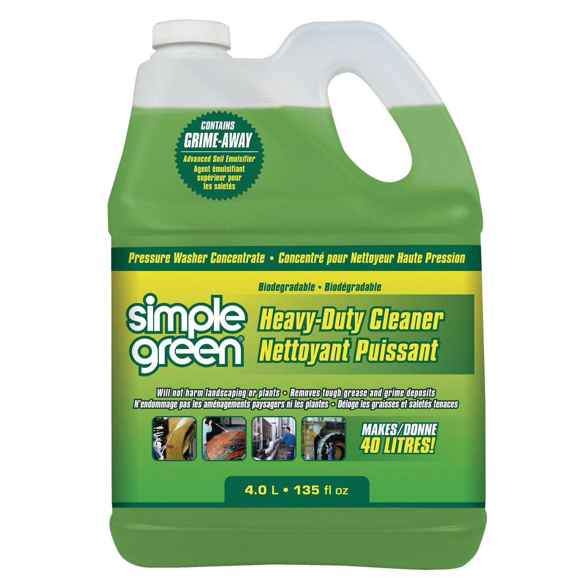 Green Heavy-Duty Concentrate Pressure Washer Detergent, 4L Y7N8 - product image 3