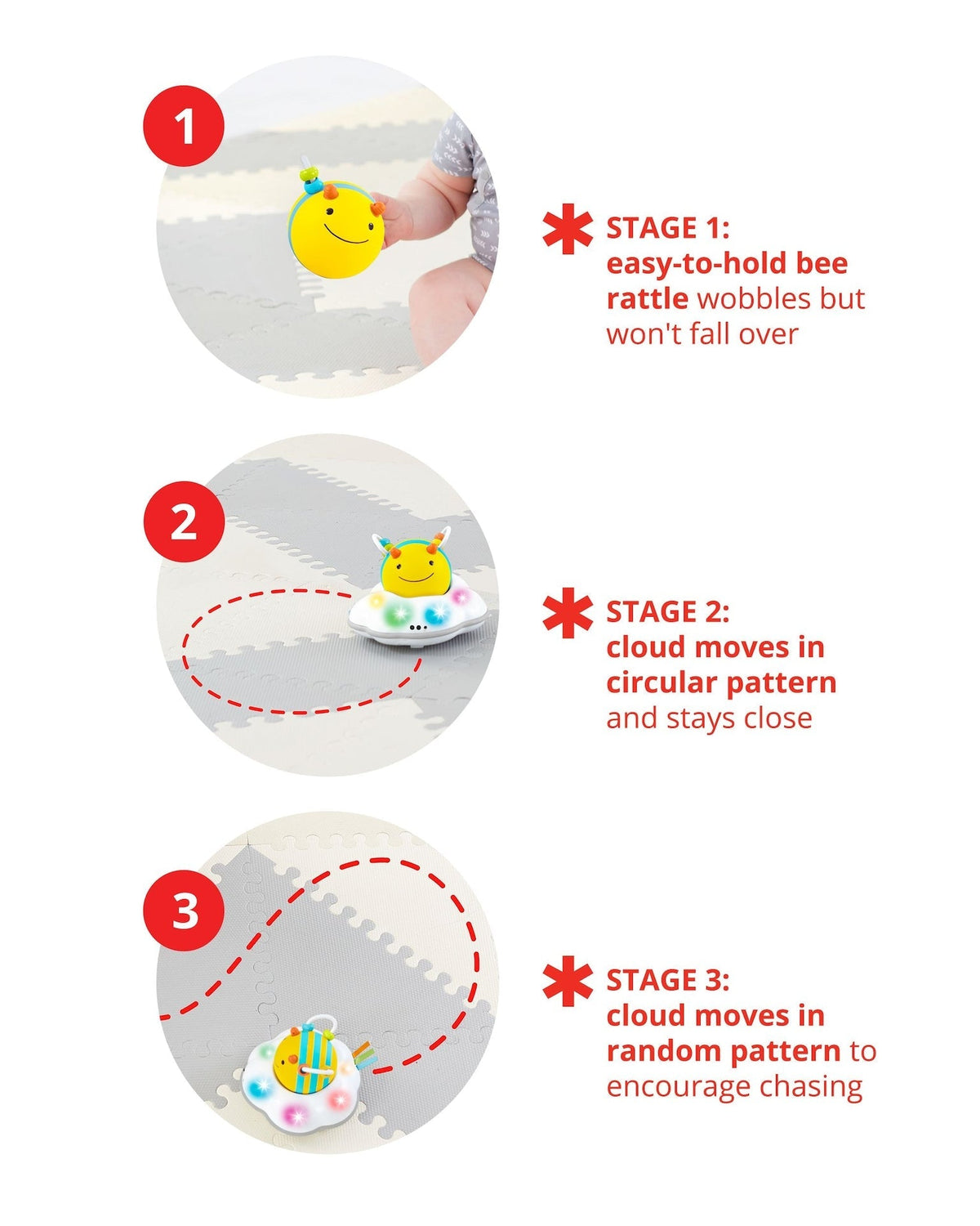Follow-Bee Crawl Toy V0L9 - product image 5