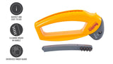 Axe and Machete Hand Sharpener with Soft-Grip Handle Y3G5 - product image 1