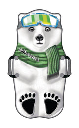 Snow Slider Kids' 1-Person Lightweight Foam Winter Snow Sled/Toboggan with Handles, Assorted I5Q9 - product image 3