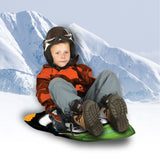 Snow Slider Kids' 1-Person Lightweight Foam Winter Snow Sled/Toboggan with Handles, Assorted I5Q9 - product image 4