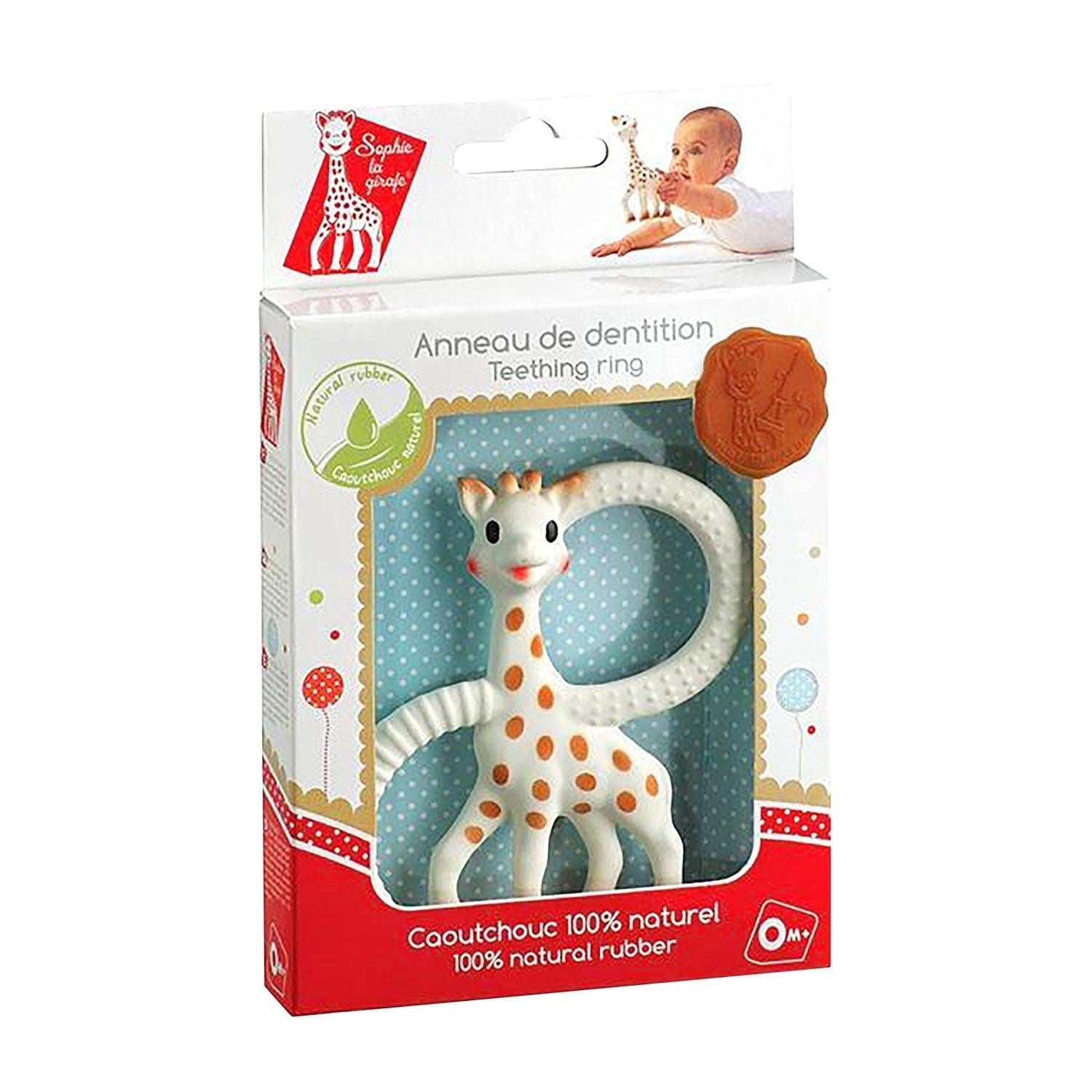 La Girafe Teether Ring Toy for Babies, Ages 0-3m N2O1 - product image 1