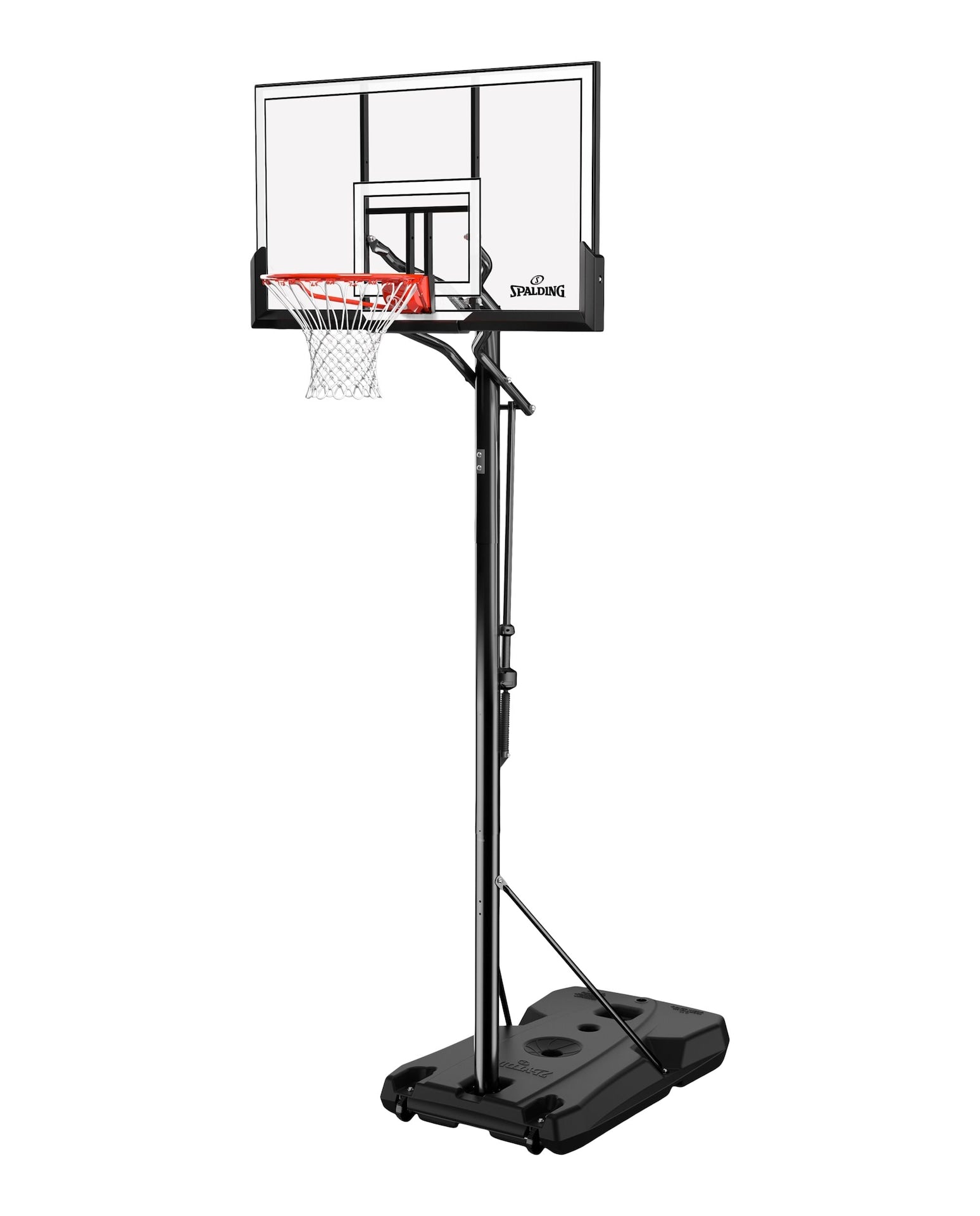 Acrylic Rapidlock Twist Portable Basketball System, 52-in Z9S0 - product image 1