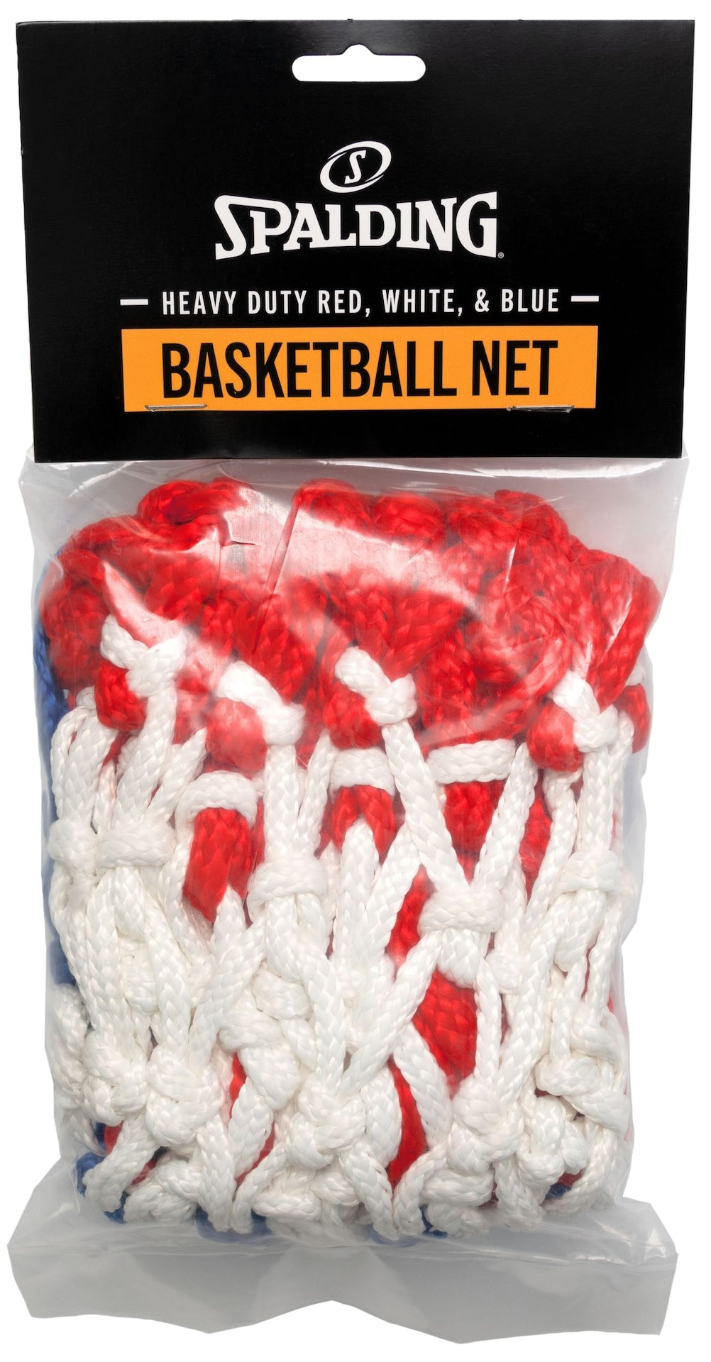 Heavy Duty Indoor/Outdoor Standard Replacement Basketball Net, Red/White/Blue Z3A9 - product image 1