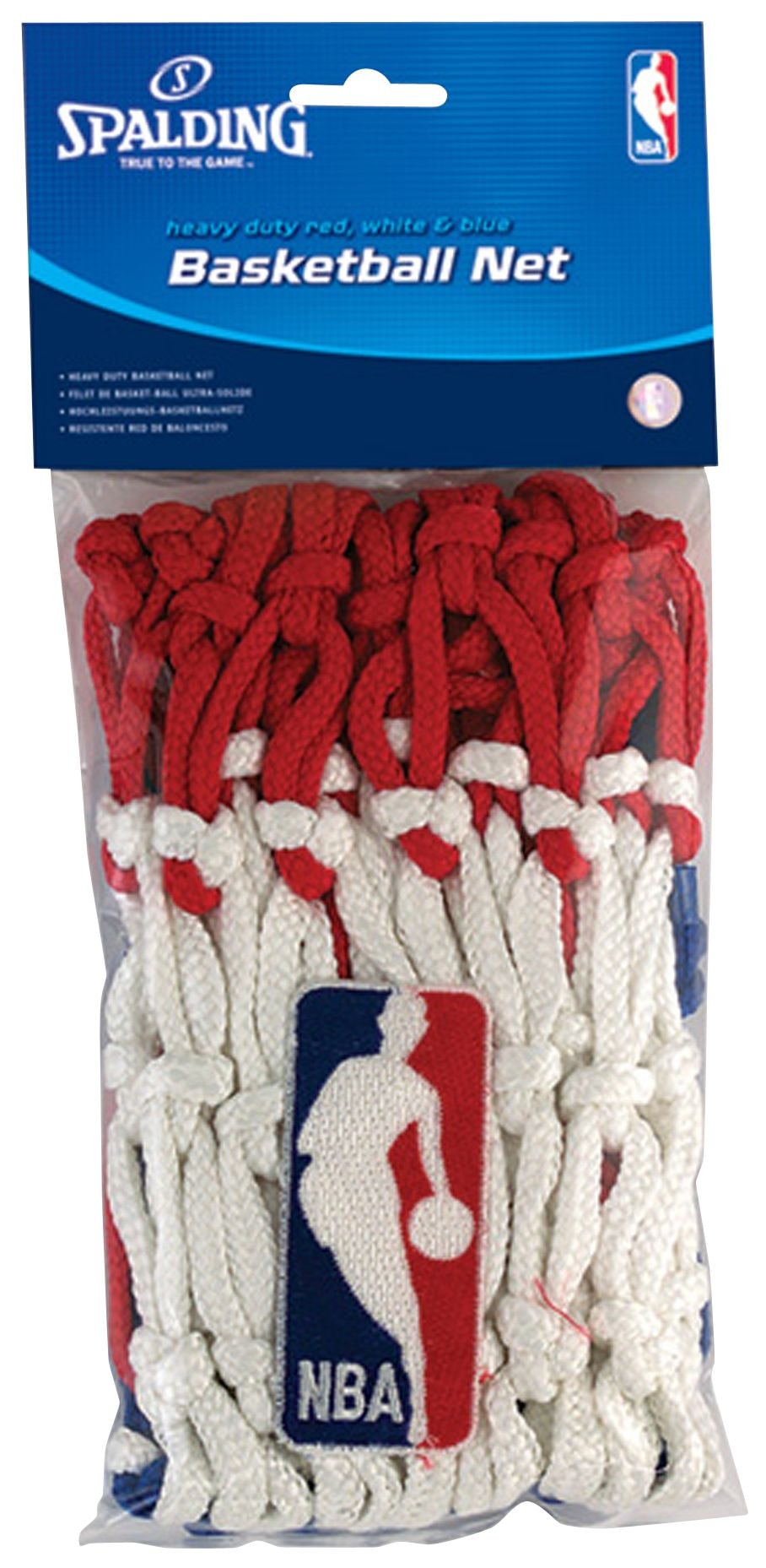 Heavy Duty Indoor/Outdoor Standard Replacement Basketball Net, Red/White/Blue Z3A9 - product image 4