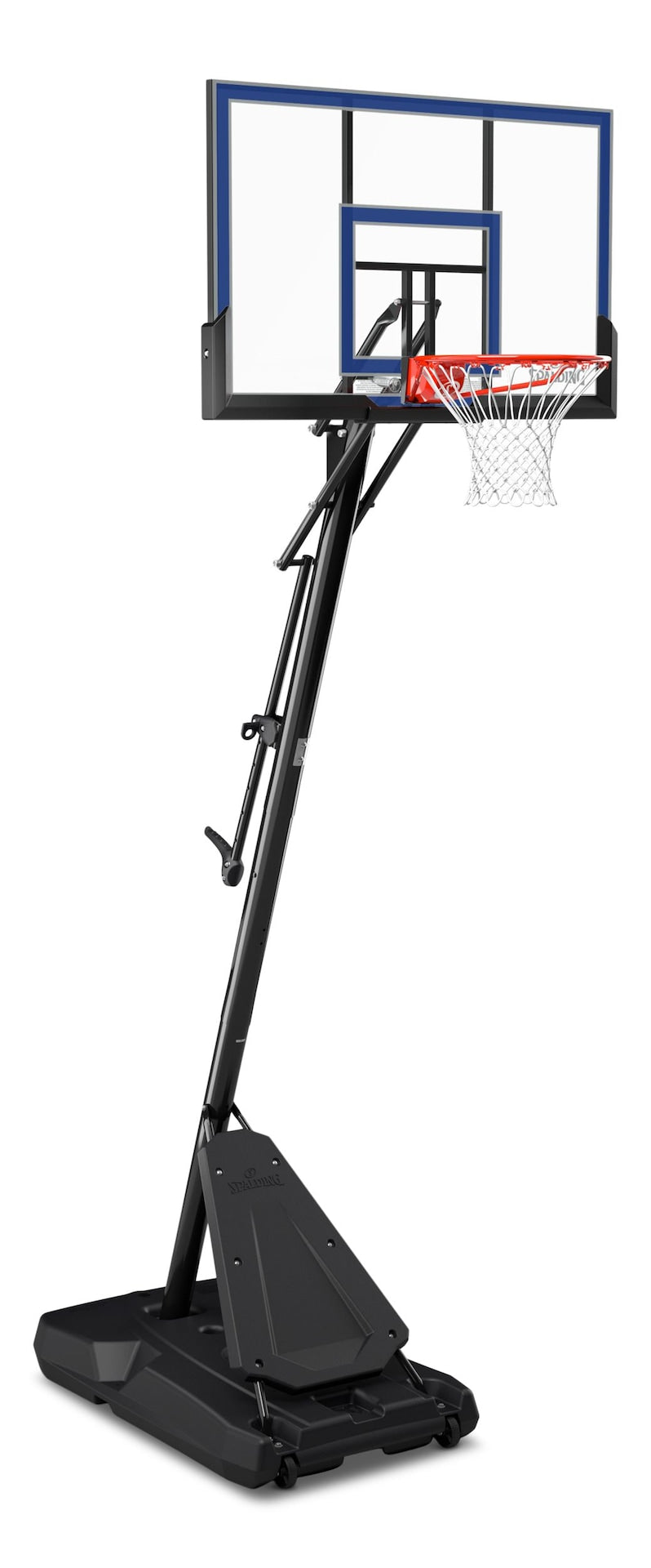 Hercules Acrylic Portable Adjustable Basketball Backboard, Hoop & Net System, 50-in O2R3 - product image 1