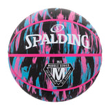 Marble Series 4Her Outdoor Rubber Basketball, Size 6 (28.5-in), Black/Pink K8F3 - product image 1