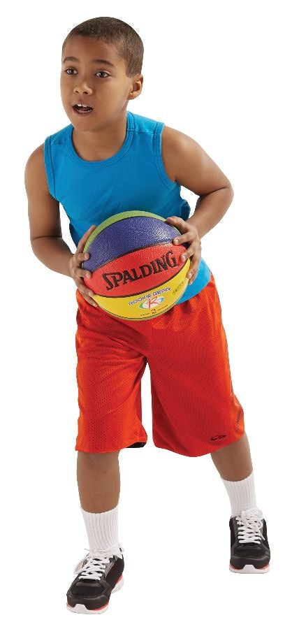 Rookie Gear Youth Kids' Indoor/Outdoor Multi-Colour Composite Basketball, Size 5 (27.5-in) T9R9 - product image 4