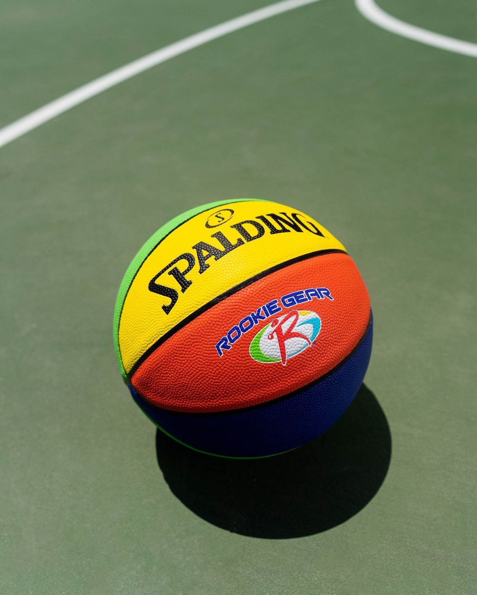 Rookie Gear Youth Kids' Indoor/Outdoor Multi-Colour Composite Basketball, Size 5 (27.5-in) T9R9 - product image 7