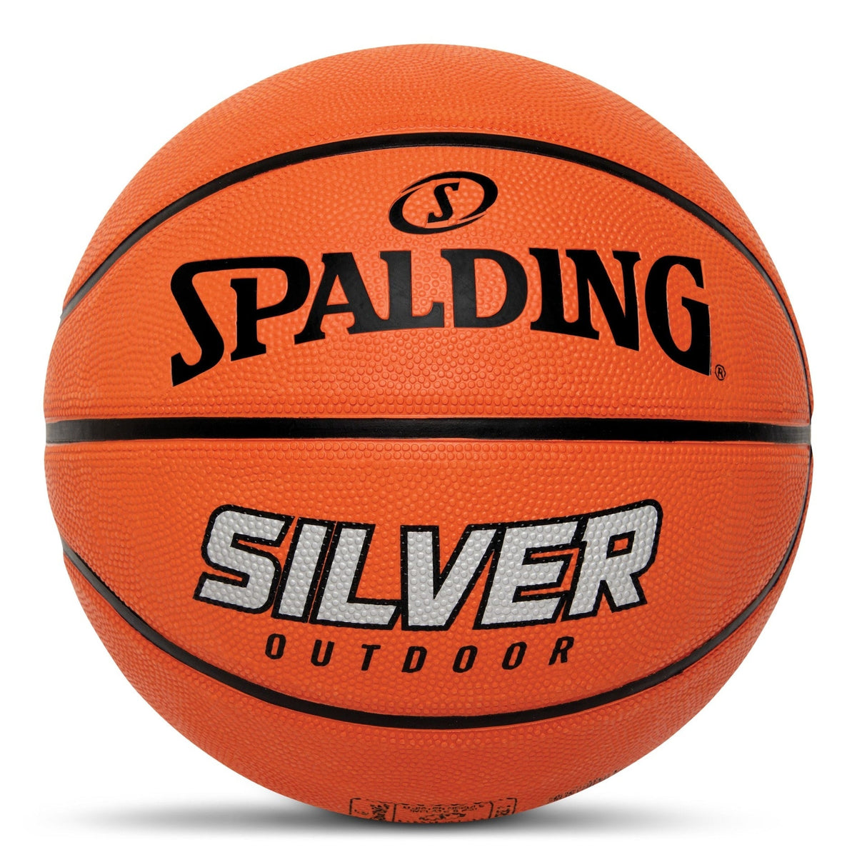 Silver Outdoor Rubber Basketball, Official Size 7 (29.5-in), Orange V2N6 - product image 2