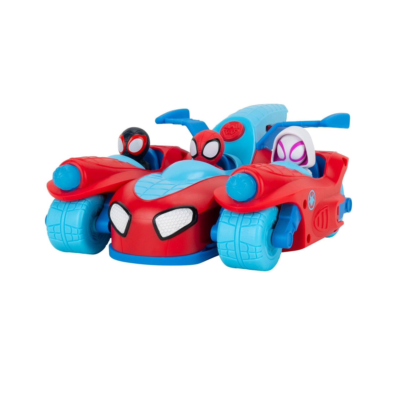 Spidey & His Amazing Friends Spidey Team Split Racer, 3-in-1 Vehicle, Ages 3+, 8.5-in Z7I7 - product image 1