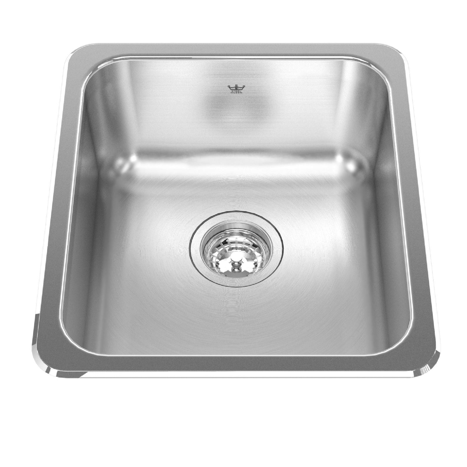 Steel Queen Drop In Single Stainless Steel Sink, 16.13x18.13-in Z3U8 - product image 1
