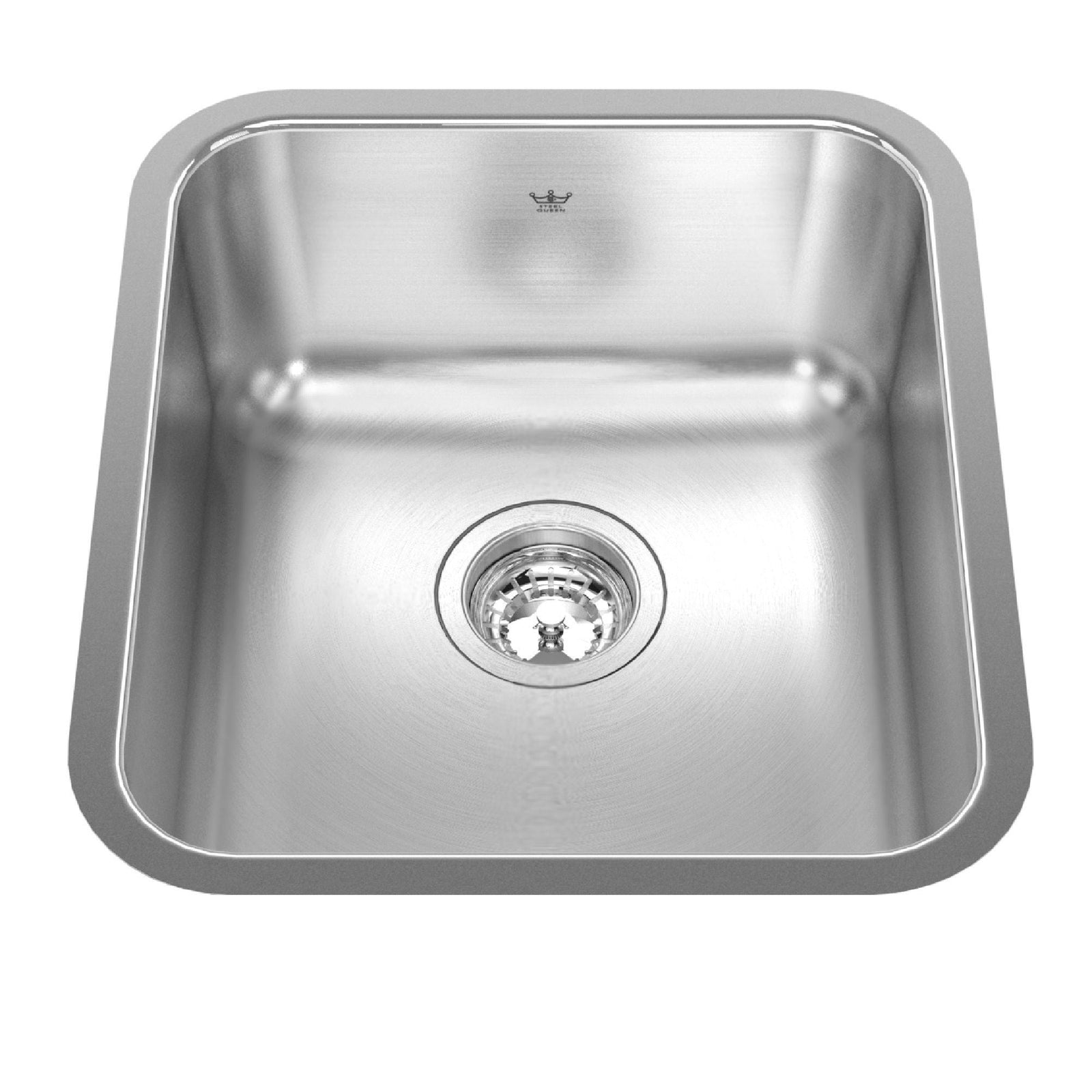 Steel Queen Single Stainless Steel Sink, 15.75x17.75-in H7N6 - product image 1