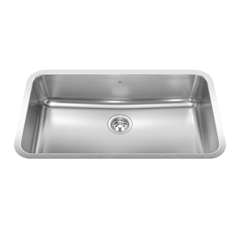 Steel Queen Single Stainless Steel Sink, 32.75x18.75-in S9B2