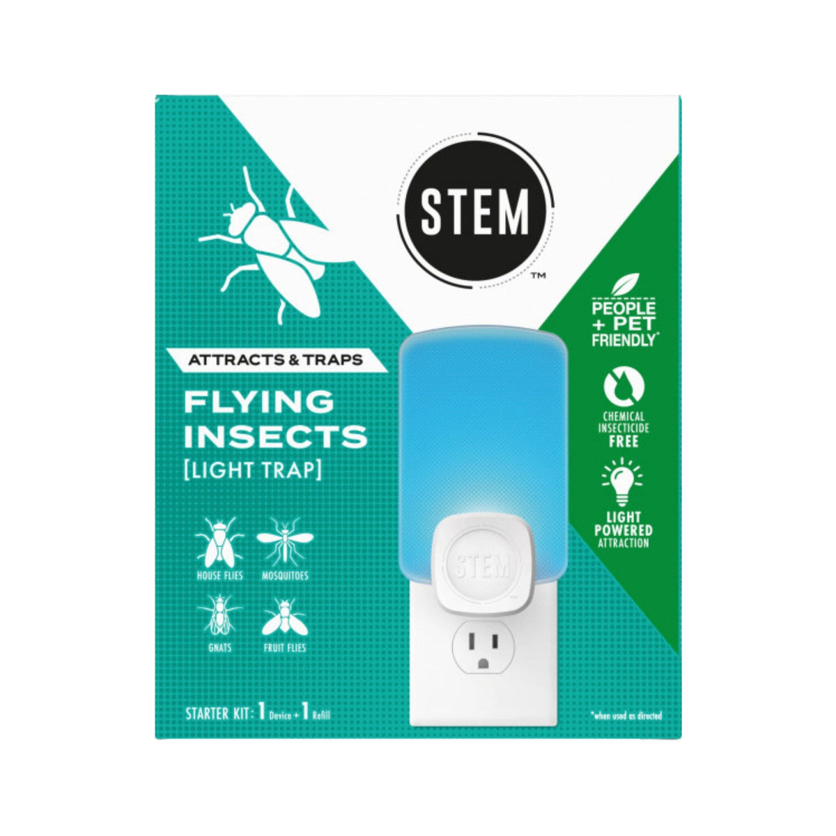 Light Trap Starter Kit for Flies/Mosquitoes/Moths C8Y8 - product image 1