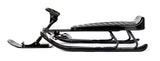 GT King Size Kids' 2-Person Winter Snow Racer Sled with Steering Wheel & Brakes, Grey C1L8 - product image 8