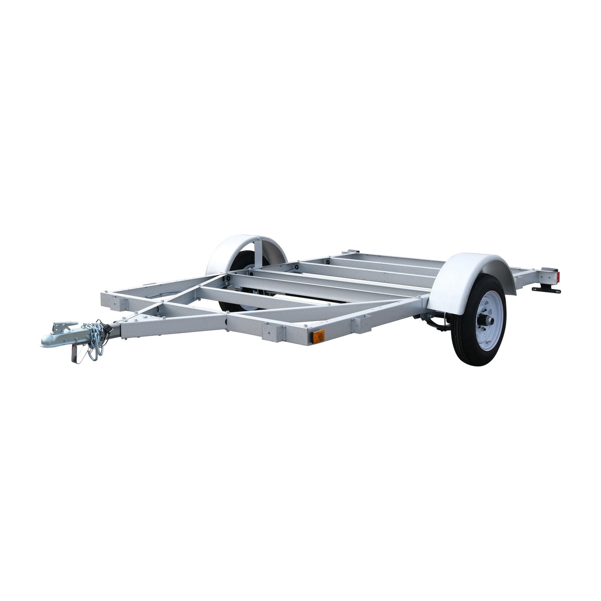 5x8-ft Open Frame Galvalume Plus Kit Trailer J1U8 - product image 1