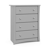 Crescent 4-Drawer Dresser/Chest, Pebble Gray R7R1 - product image 1