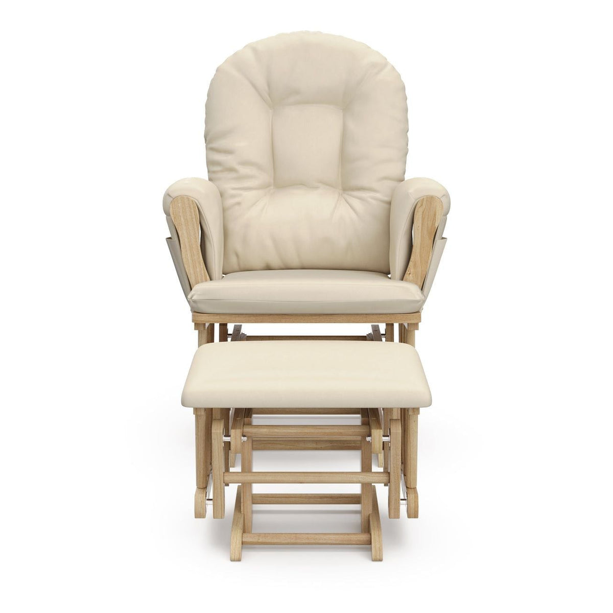 Hoop Glider and Ottoman, Natural/Beige B1P4 - product image 1