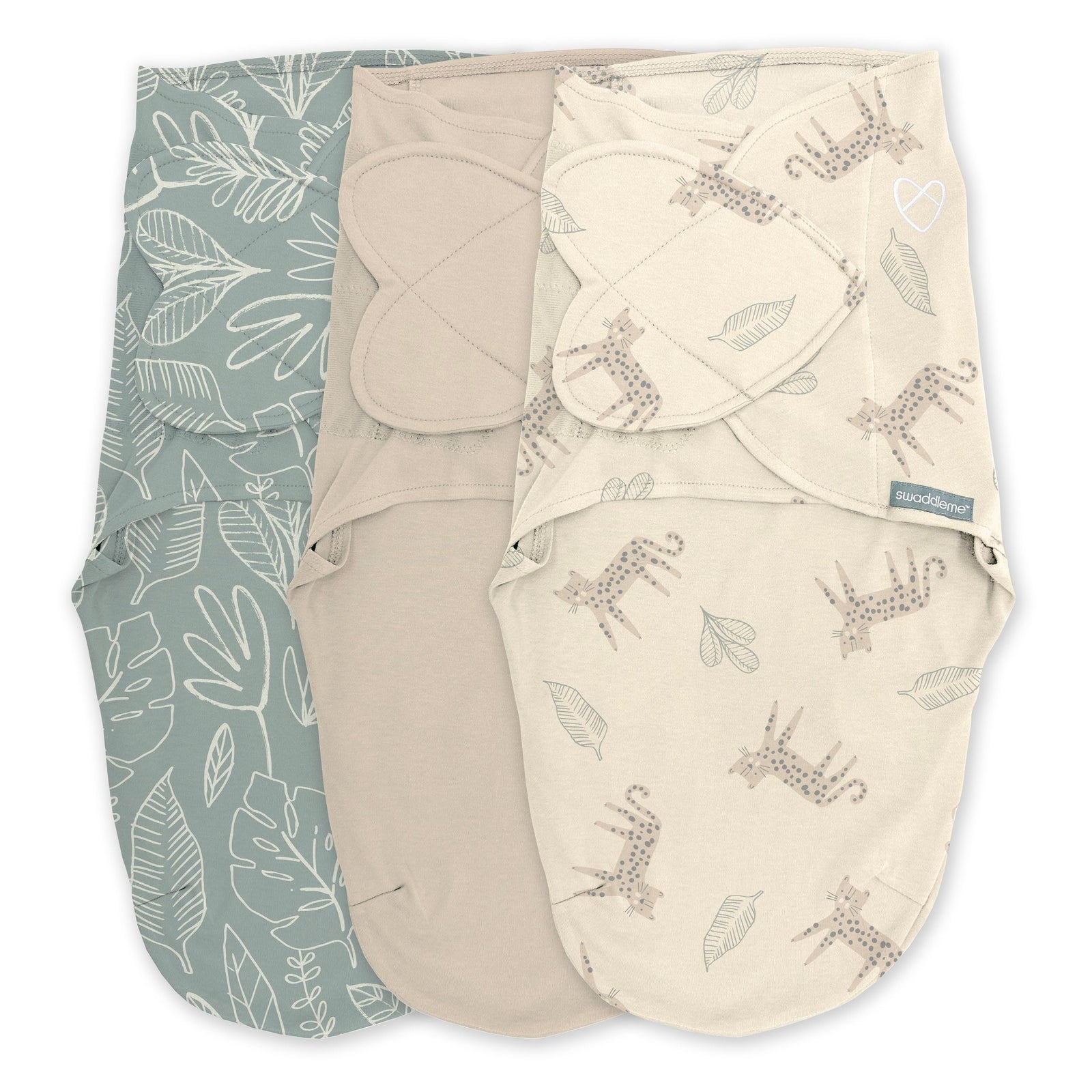 Original Swaddle Adjustable Baby Wrap with Quick Change, Born Free, Size S/M, Ages 0-3m, 3-pk Y7Z1 - product image 1