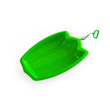 Dinosaur Paw Kids' 1-Person Plastic Winter Snow Sled/Toboggan with Tow Rope P5Q7 - product image 1