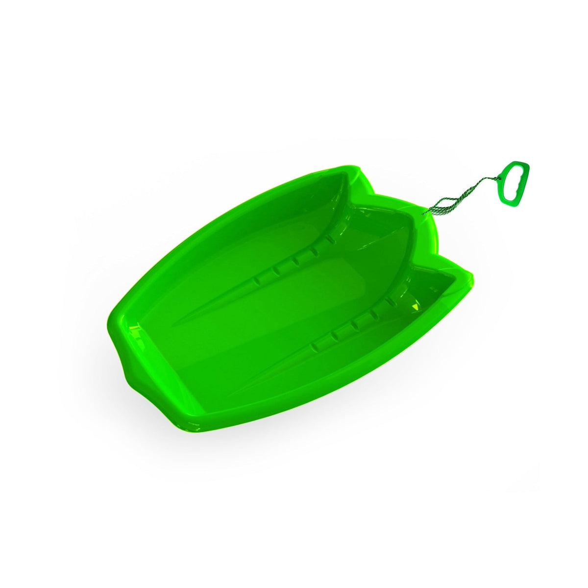 Dinosaur Paw Kids' 1-Person Plastic Winter Snow Sled/Toboggan with Tow Rope P5Q7 - product image 1