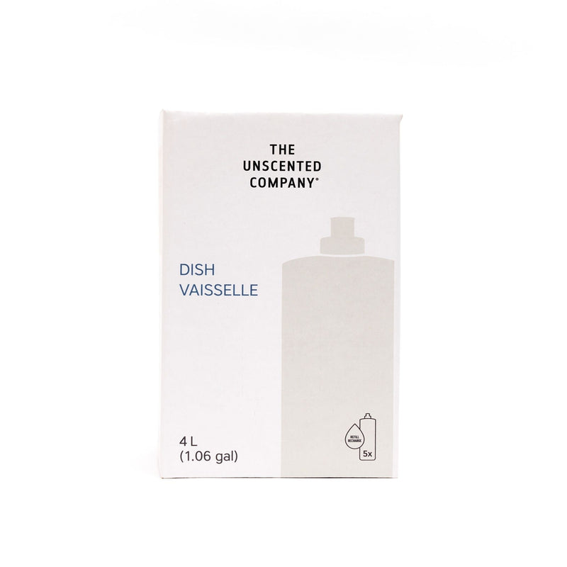 The Unscented Company Liquid Dish Soap, Unscented, 4-L R6Q4