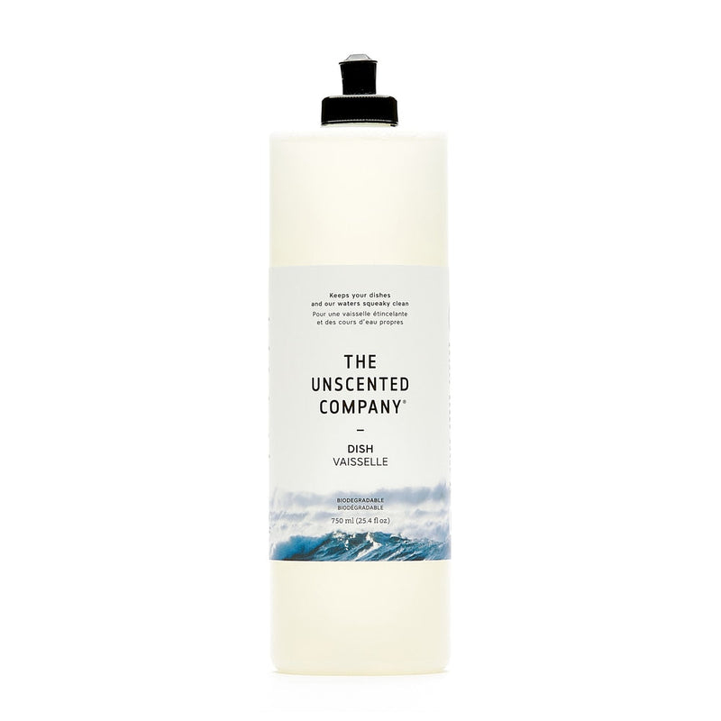 The Unscented Company Liquid Dish Soap, Unscented, 750-mL G6C2