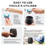 E-ZoneGuard Patio Rechargeable Mosquito Repeller with 12-Hr Refill and 5.5-Hr Battery, Royal Blue J0Q2 - product image 8