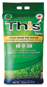 !S 10-0-30 Fall Lawn Fertilizer, 8-kg J4F7 - product image 1