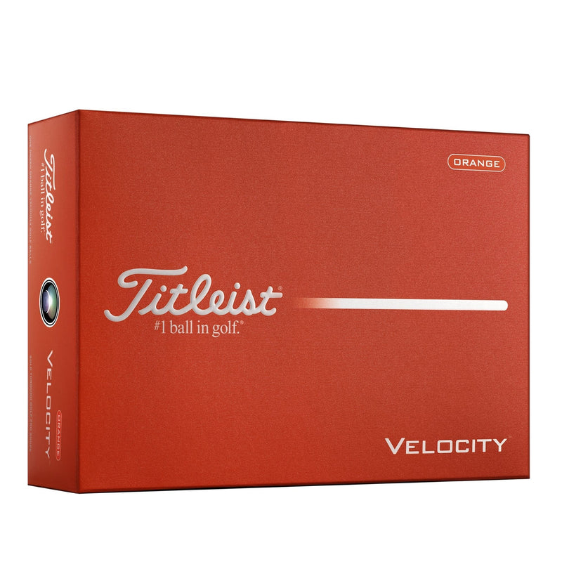 Velocity Golf Balls, Matte Orange, 12-pk O5M9