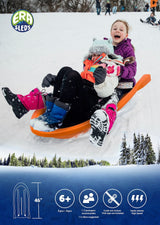 Kids' 2-Person Lightweight Plastic Winter Snow Sled Toboggan A9U5 - product image 3