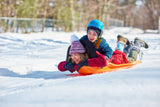 Kids' 2-Person Lightweight Plastic Winter Snow Sled Toboggan A9U5 - product image 8