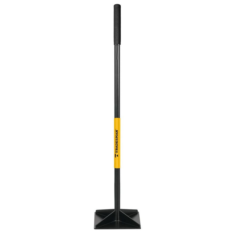 Steel Leveling Garden Tamper with Rubber Grip, 10-in x 10-in C7A6