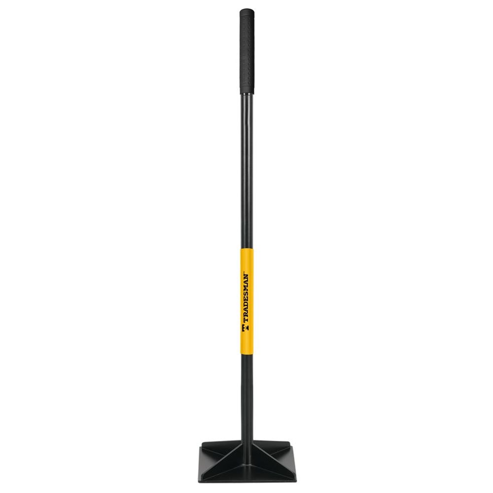 Steel Leveling Garden Tamper with Rubber Grip, 10-in x 10-in C7A6 - product image 2