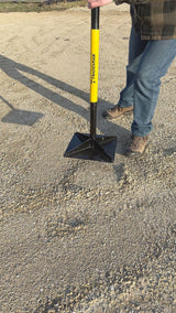 Steel Leveling Garden Tamper with Rubber Grip, 10-in x 10-in C7A6 - product image 3