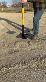Steel Leveling Garden Tamper with Rubber Grip, 10-in x 10-in C7A6 - product image 6