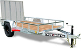 60-in x 10-ft Galvanized Utility Trailer S2J5 - product image 1