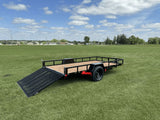 77-in x 12-ft Utility Trailer With Gate, Black Y8F5 - product image 5